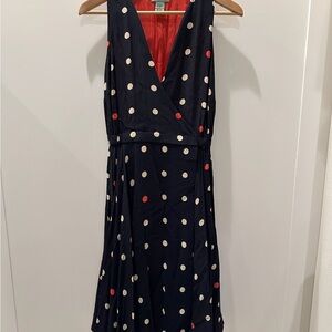 Anthropologie Polka Dot Wrap Dress